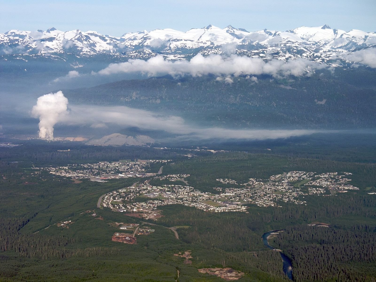 Kitimat, British Columbia, from the air — Photo: Sam Beebe, CC BY 2.0